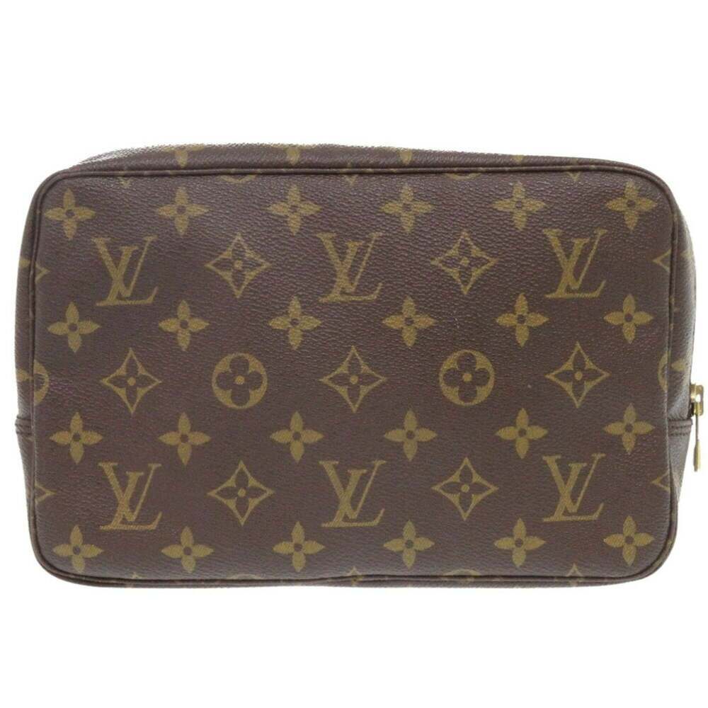 LOUIS VUITTON Authentic Brown Monogram Pouch - Picture 3 of 10